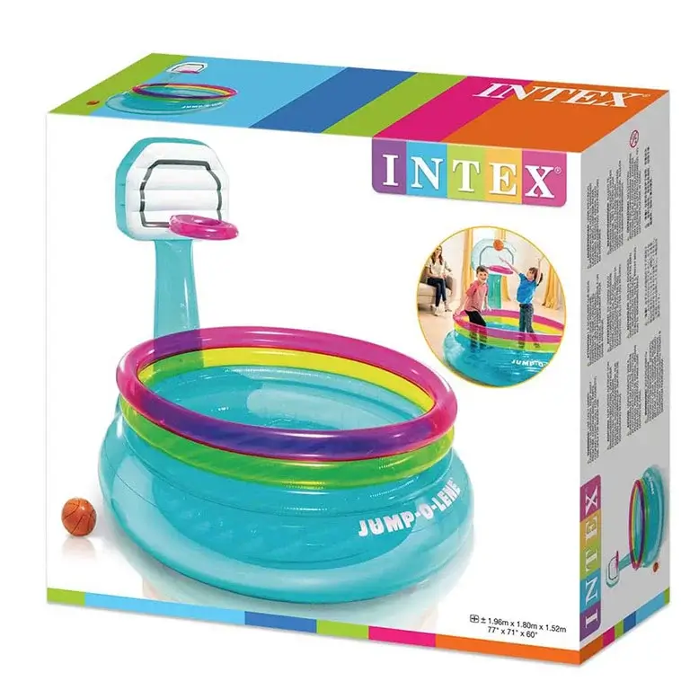 Piepūšams bērnu batuts JUMP-O-LENE Intex 48265NP