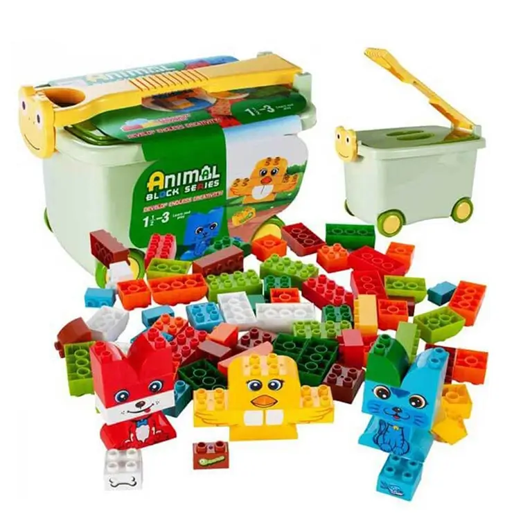 Animal Block 90 шт. детский конструктор