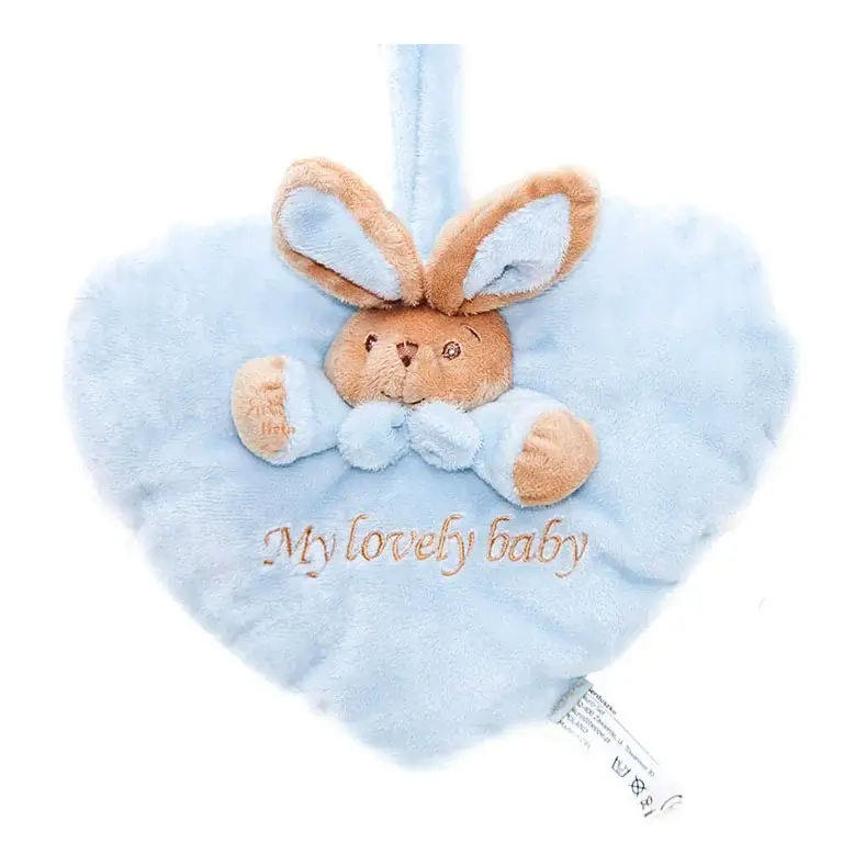 Spilventiņš My Lovely Baby zila sirsniņa 16 cm mīkstā rotaļlieta