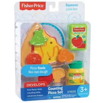 Rotaļu konstruktors Pizza Fisher-Price JPL93501 attīstošs picas komplekts
