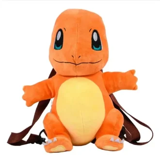 Bērnu mugursoma (mīkstā rotaļlieta) Pokemon 3D Charmander 30 cm