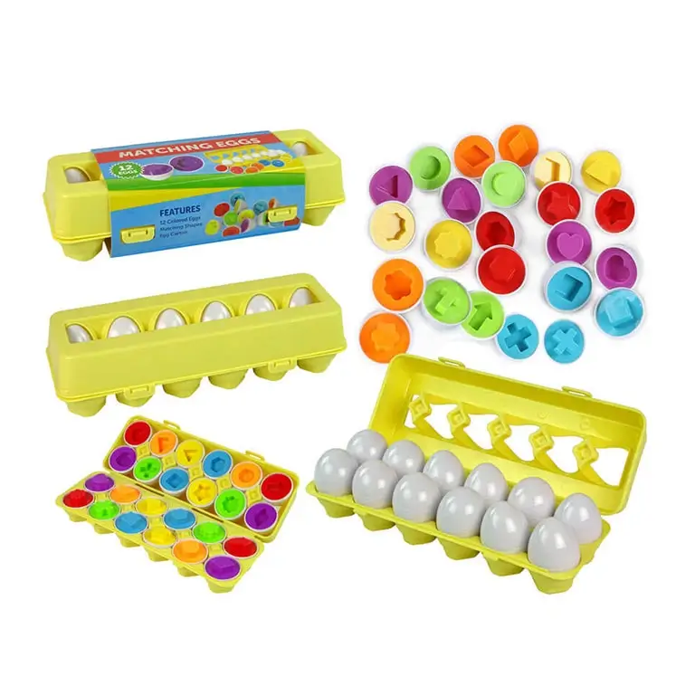 Izglītojošs sorteris olas Matching Eggs