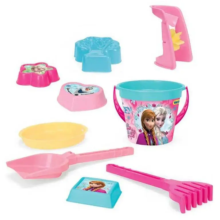 Smilšu spainis ar formiņām Disney Frozen Sand Bucket Set Wader 77935